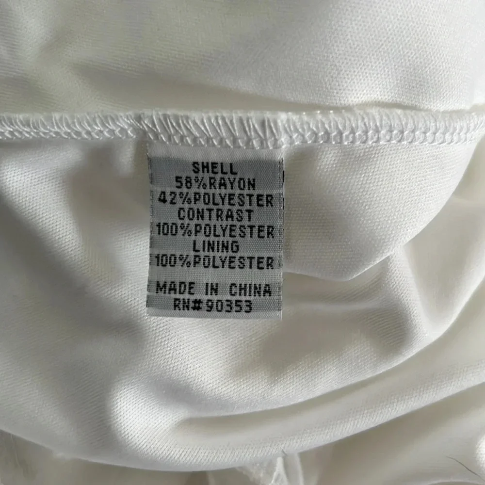 White Boho Dress. J Glee. Size PS - Picture 5 of 8